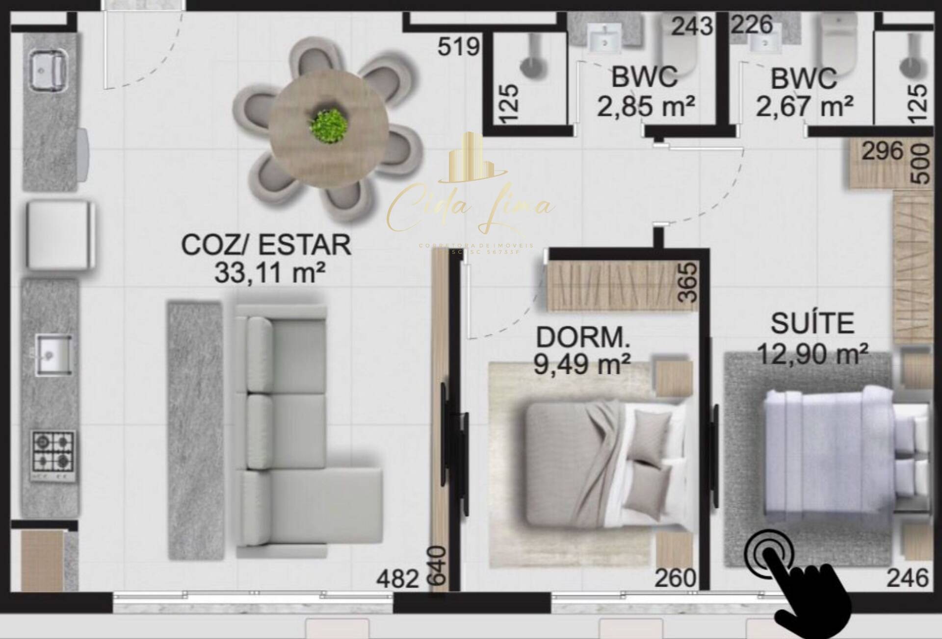 Apartamento, 2 quartos, 67 m² - Foto 6