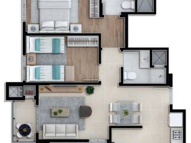 #227 - Apartamento para Venda em São José - SC - 2