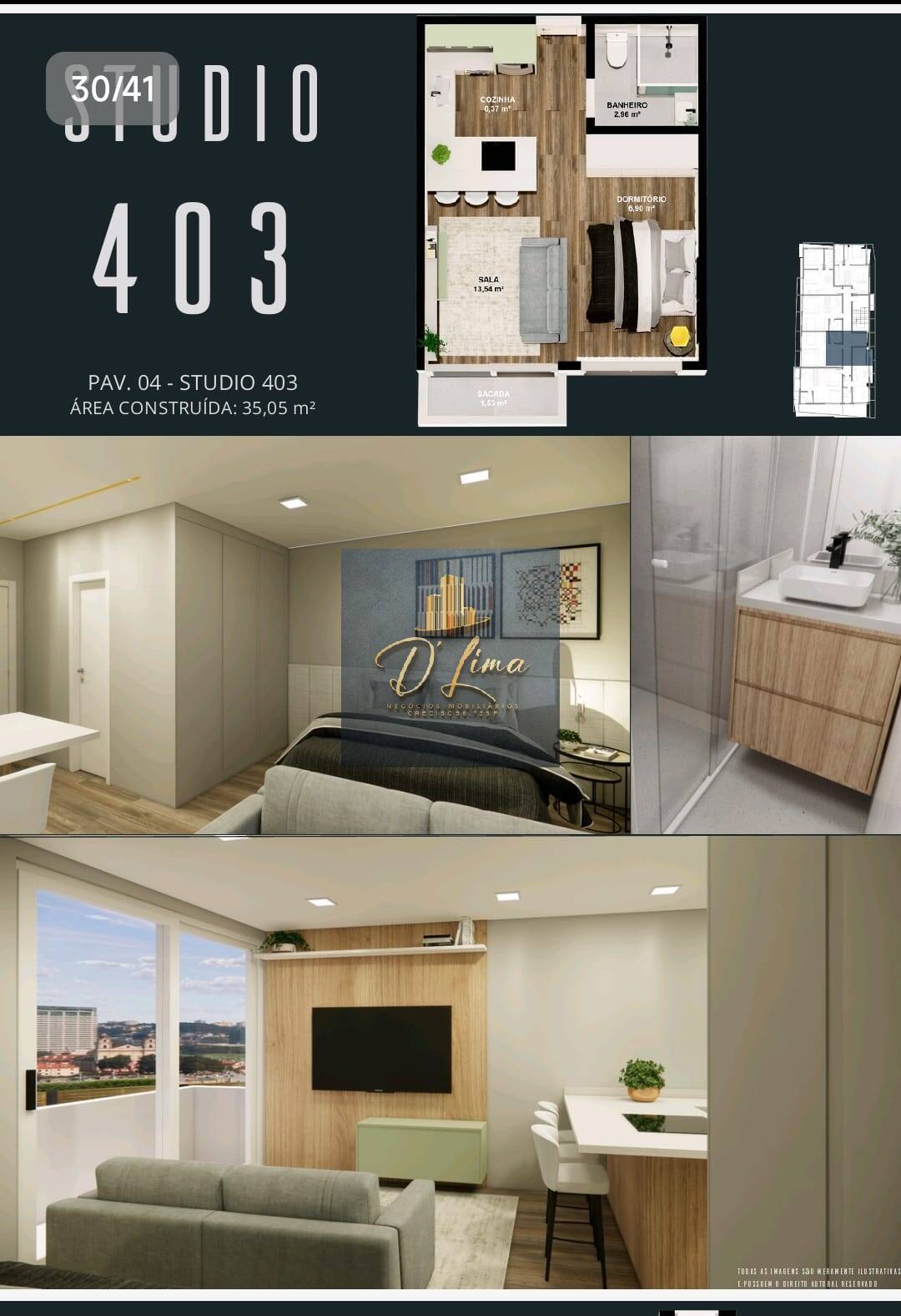 Apartamento, 1 quarto, 35 m² - Foto 4